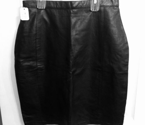 Black (Soft) Leather Skirt