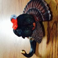 Decorative Turkey w. Iron Hook